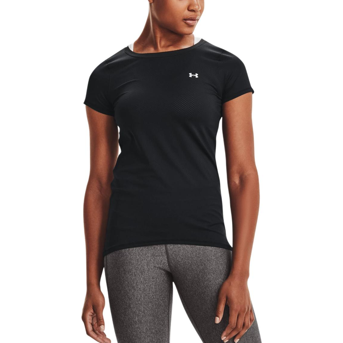 Женская футболка Under Armour Logo (черная) — фото 4