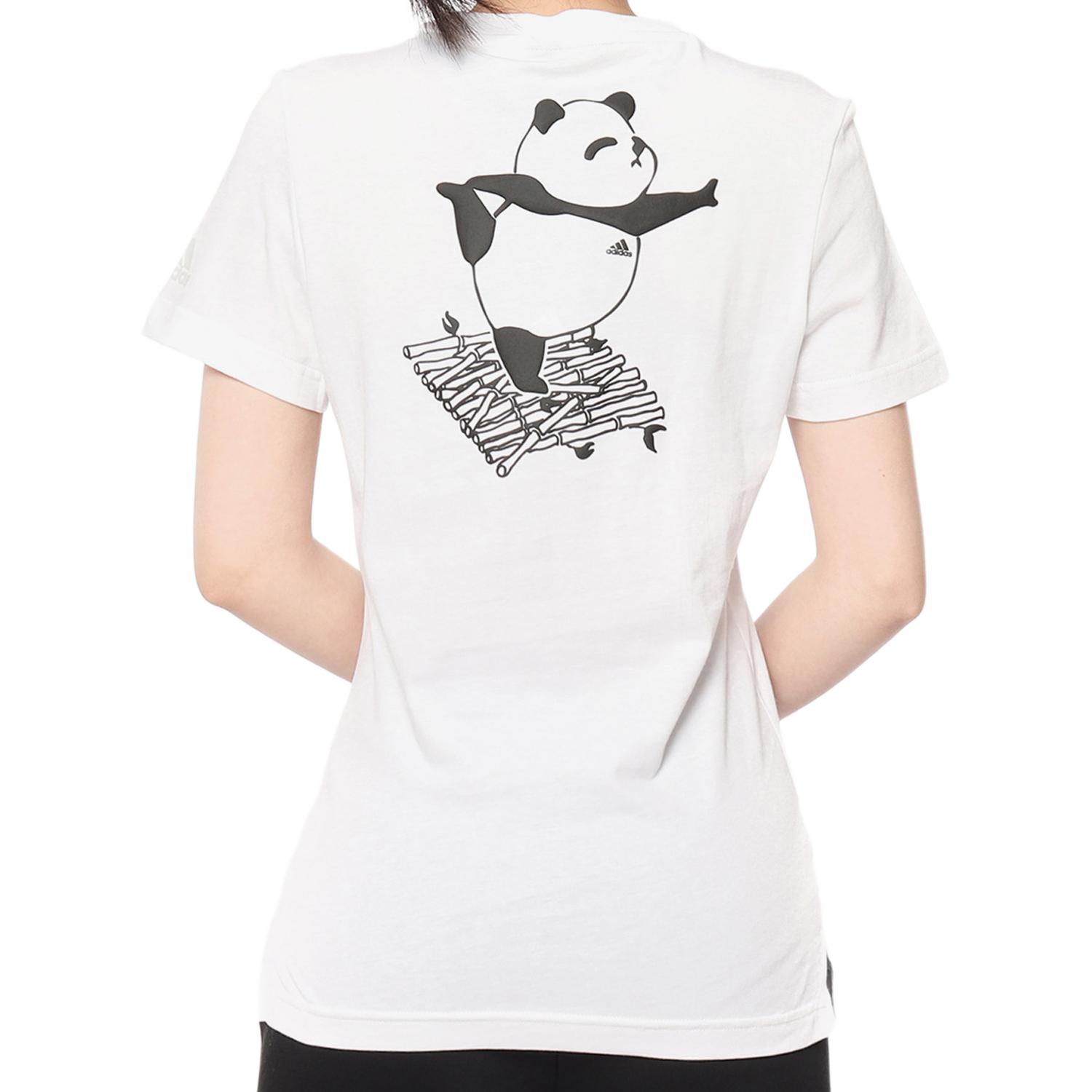 Женская футболка adidas KC TEE LS CN (белая) — фото 5