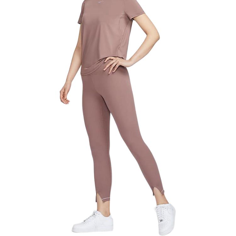 Nike One Rib Sports Pants Women’s Smoky Purple Red