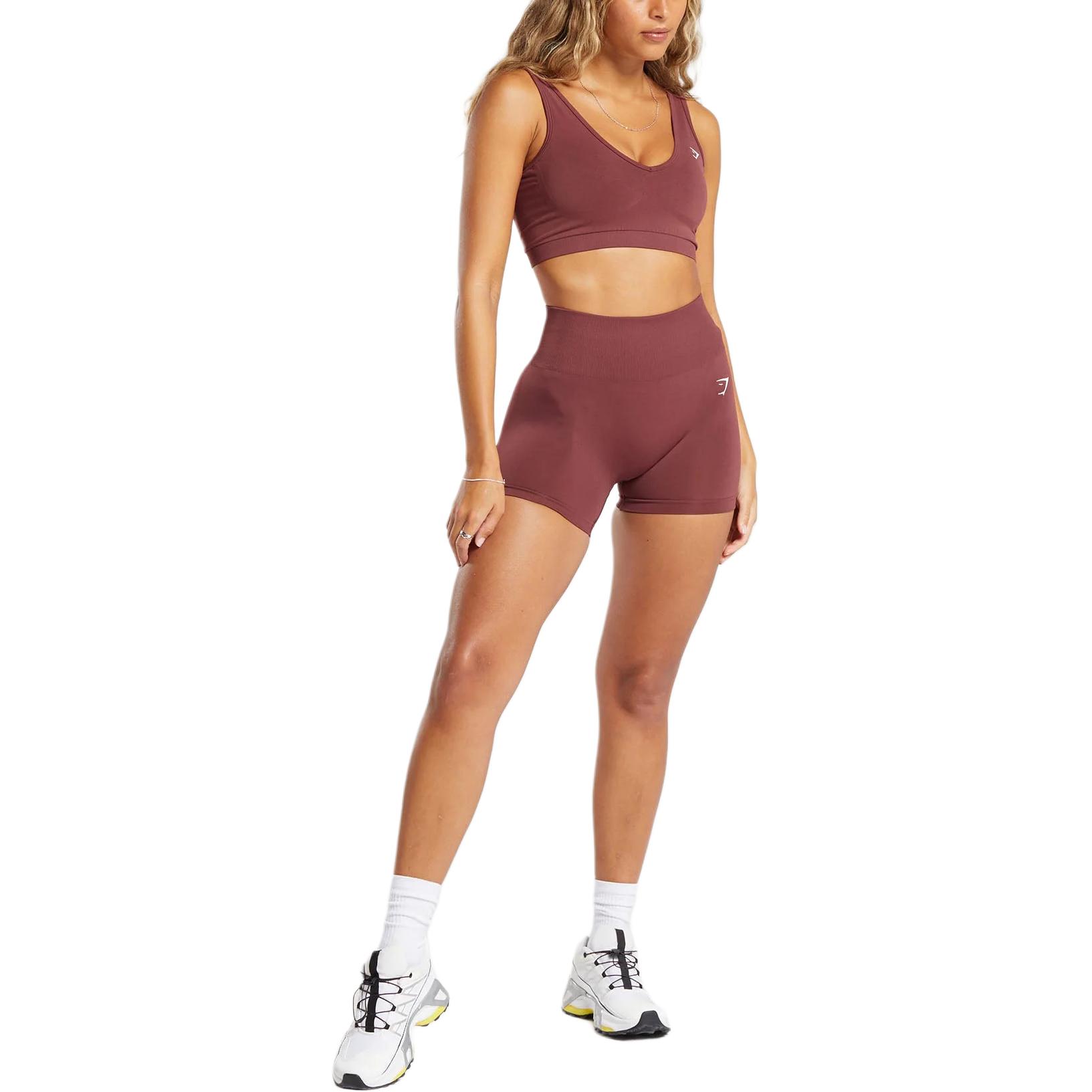 GYMSHARK Sports Shorts Women’s Burgundy