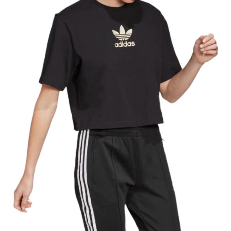 Женская футболка adidas originals (черная) — фото 5