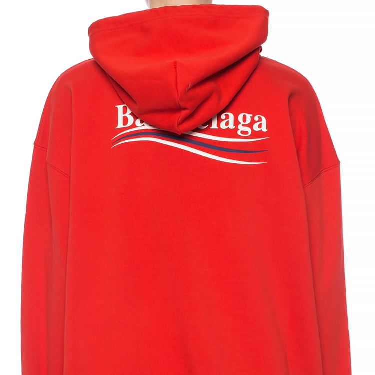 Женские худи Balenciaga (красное) — фото 4