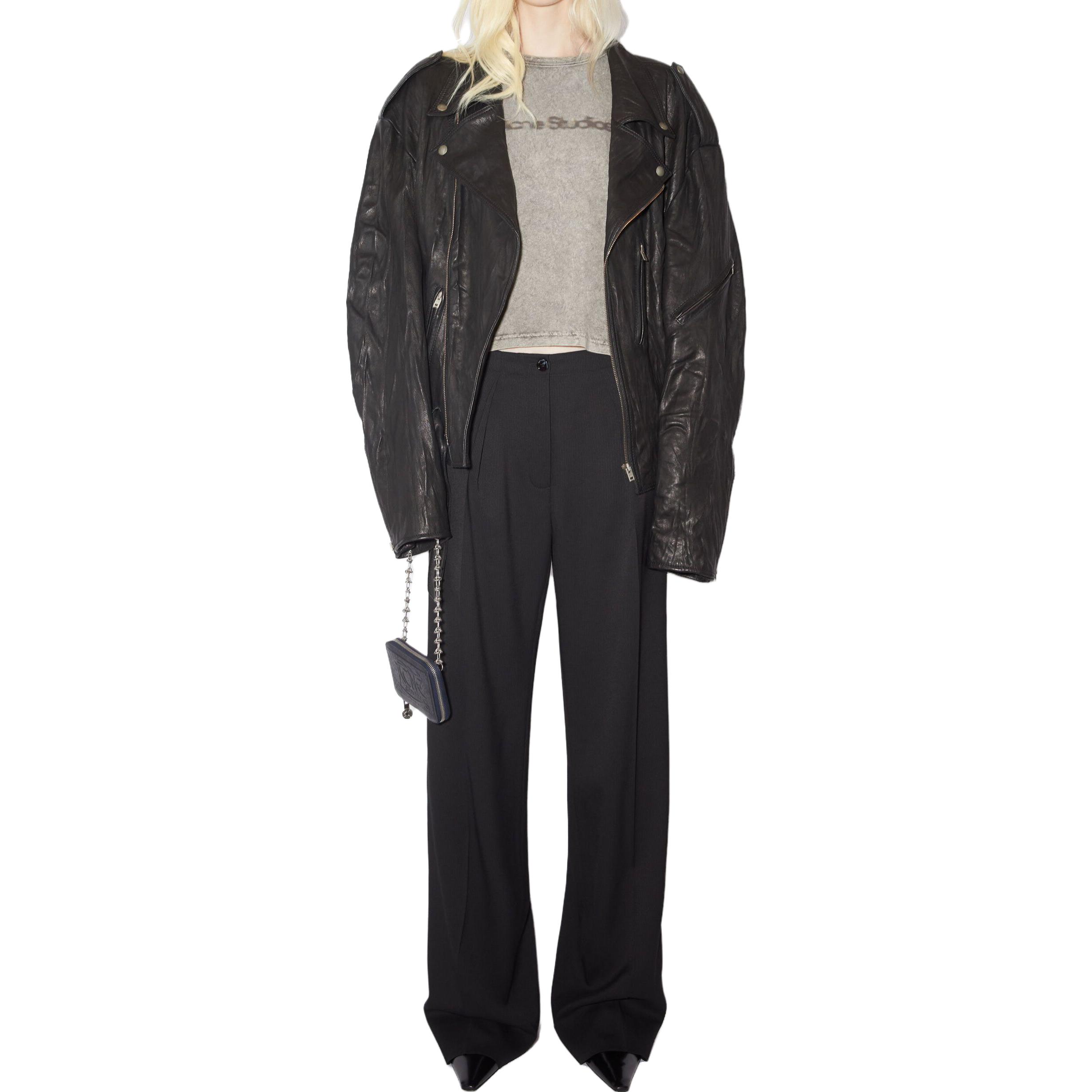 Женские штаны Acne Studios (черные) — Черный — фото 2