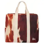Stussy Canvas Flight Bag Cowhide