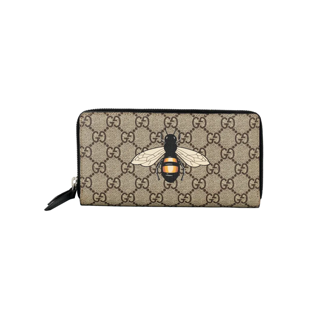 GUCCI Canvas Wallet Men's Ebony/Black