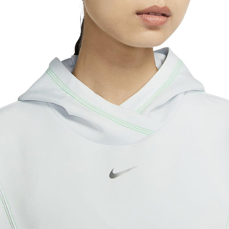 Женские худи Nike Pro (бело-золотой) — фото 4