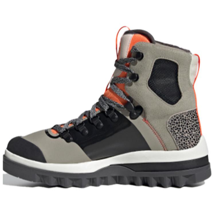 Стелла Маккартни Адидас Стелла Маккартни серии воздухопроницаемый высокий Походная обувь женский светло Коричневый черный