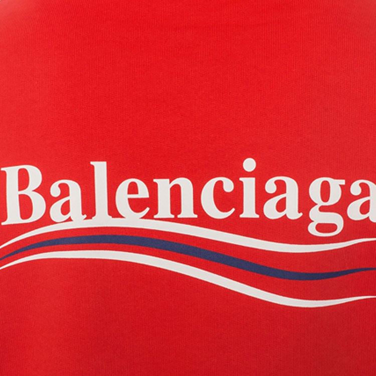 Женские худи Balenciaga (красное) — фото 5