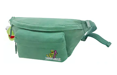 LiNing Li Ning x Disney Joint Model Kermit Product Series Muppets Fabric Waist Bag Regular Unisex Couple Model Green