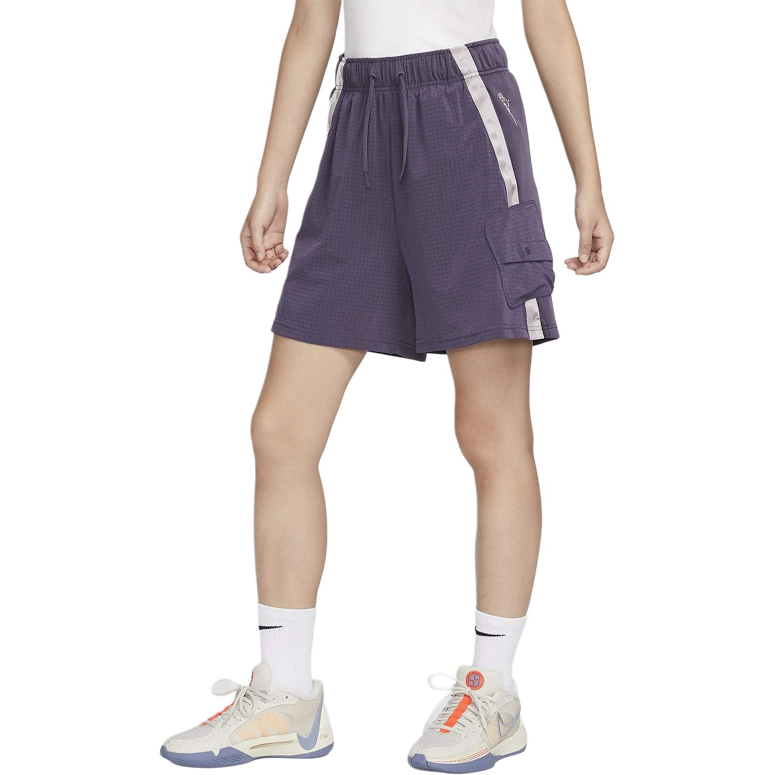 Nike Dri Fit Sabrina Basketball Shorts Women’s Dark Purple/Light Mineral Purple/Washed Coral Red