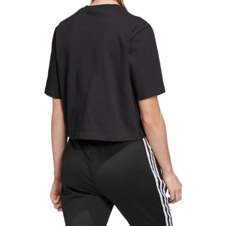 Женская футболка adidas originals (черная) — фото 4
