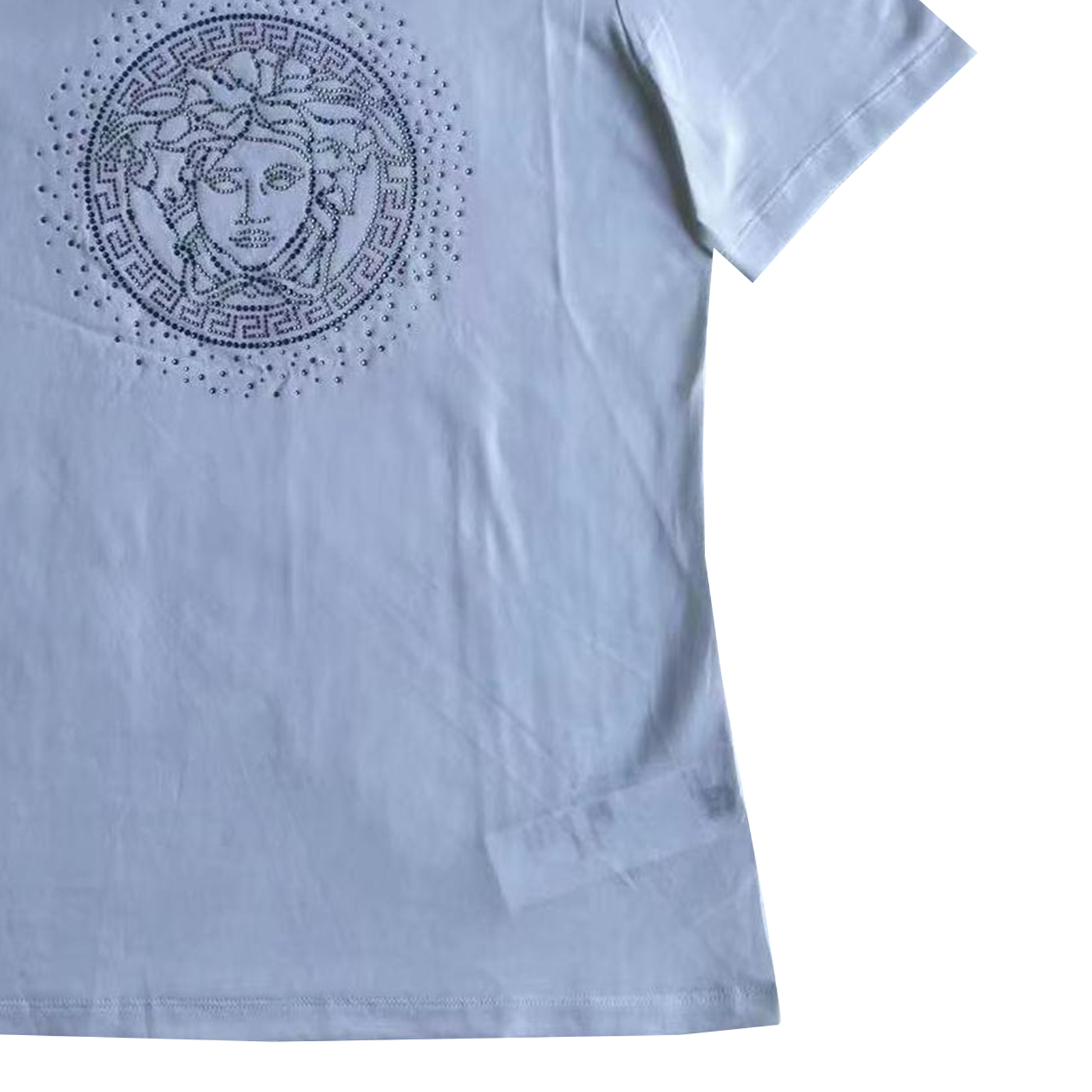 Женская футболка Versace (белая) — фото 5