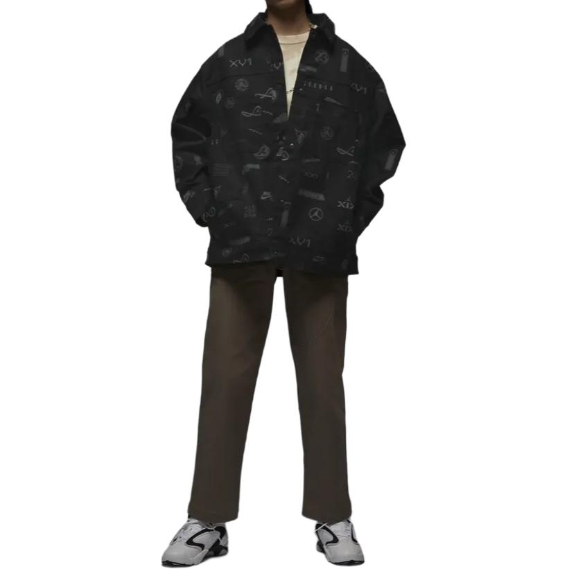 Женская куртка Jordan Trucker (черная) — фото 4
