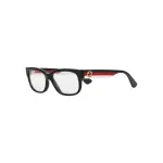 GUCCI Rectangular Eyeglass Frames Unisex Black