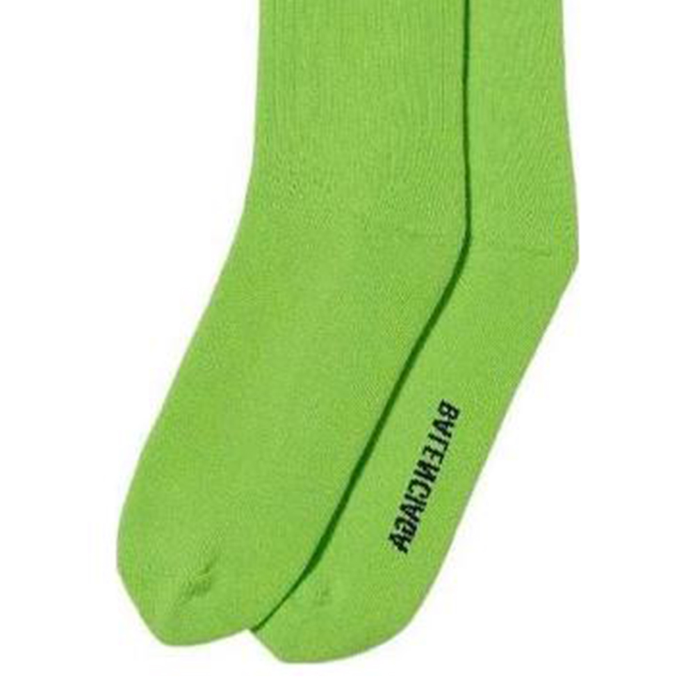 Balenciaga Knee High Socks Men’s 1 Pack Green