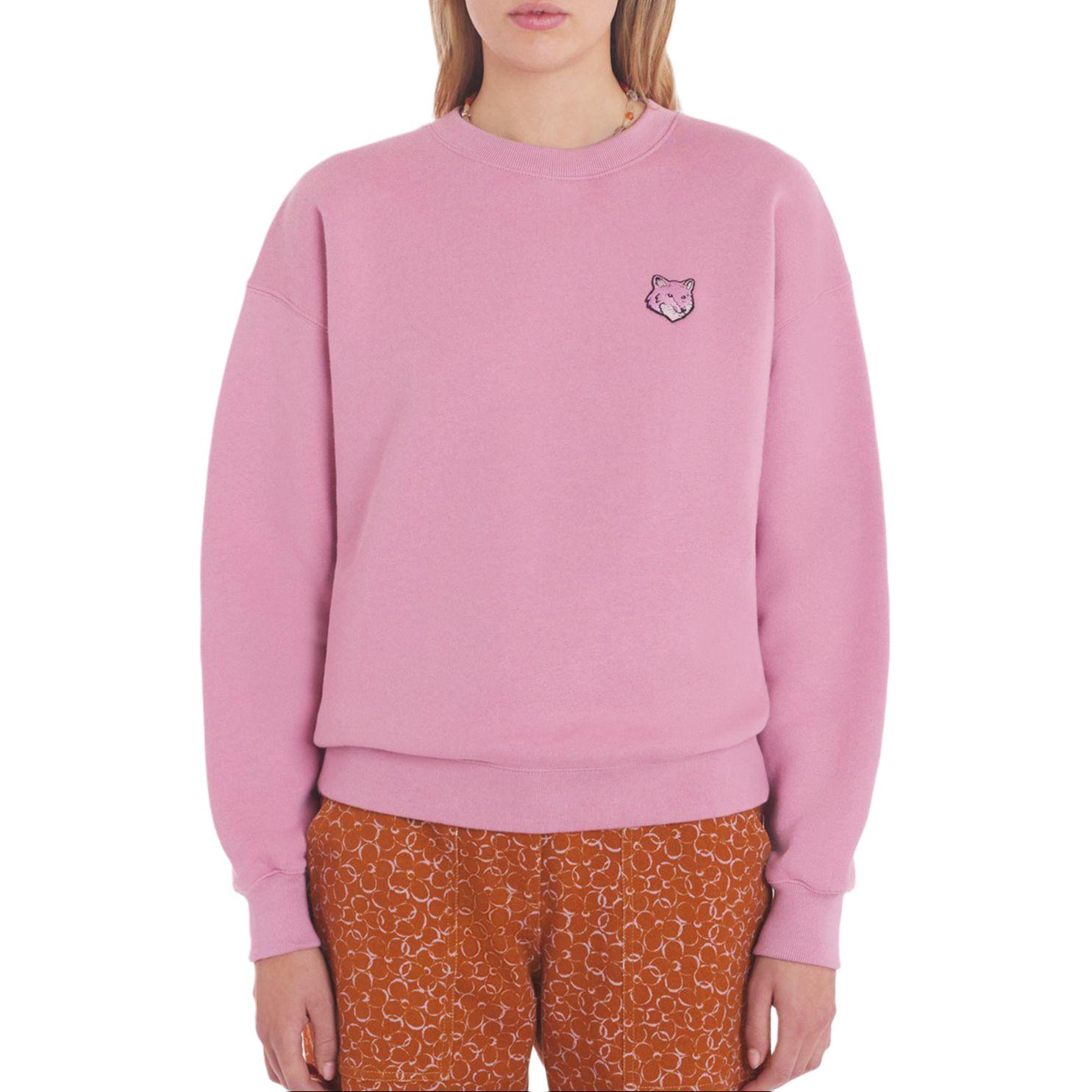 Женская худи Maison Kitsune SS24 (розовый) — фото 4