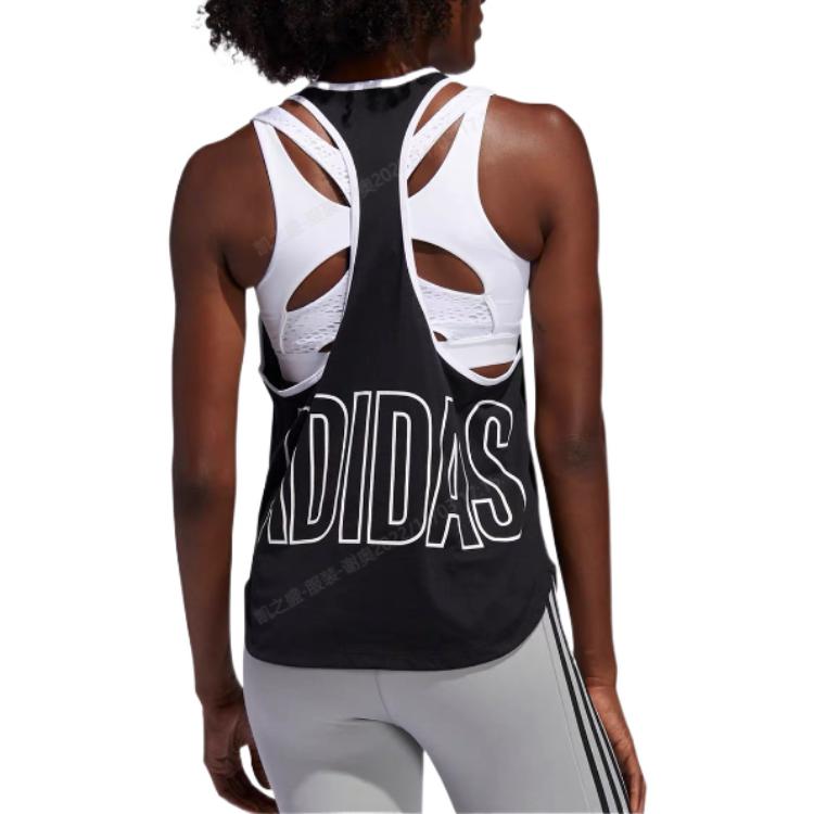 Adidas Sleeveless Sports Shirts Women’s Black Other