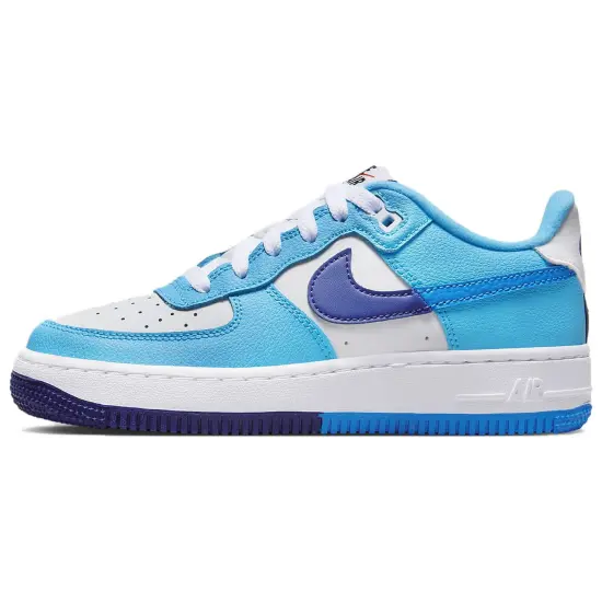 Nike Air Force 1 Low LV8 2 Light Photo Blue Deep Royal GS