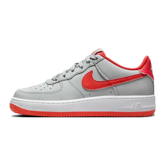 Nike Air Force 1 Low Light Smoke Bright Crimson GS