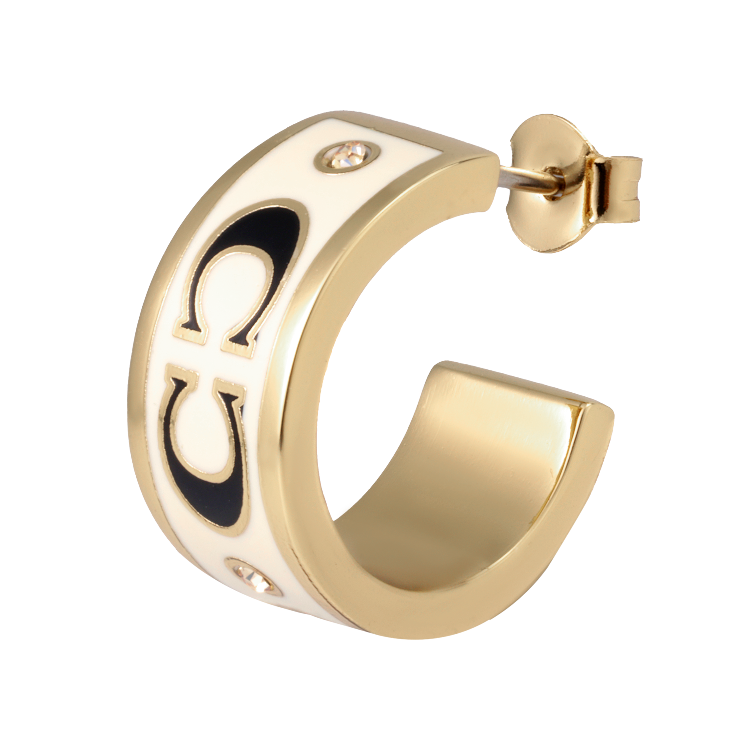 Женские серьги COACH (золотые)