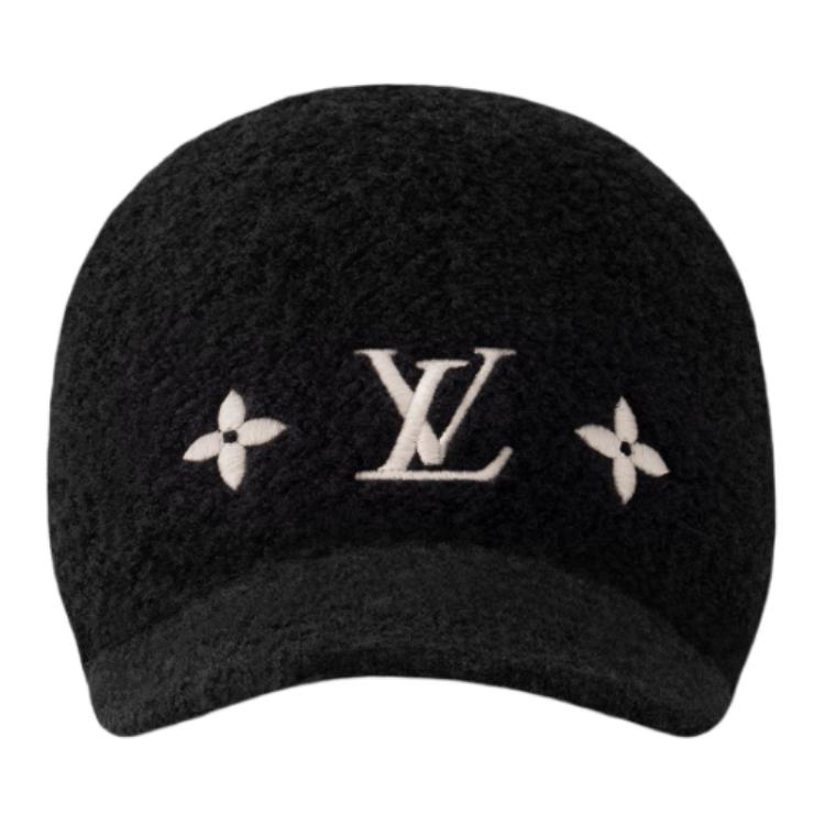 Женская кепка Louis Vuitton (черная)