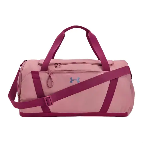 Under Armour Under Armour Polyester Portable One Shoulder Crossbody Training Bag Gym Bag Travel Bag Regular Unisex Pink