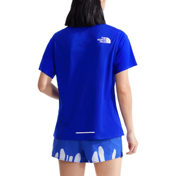THE NORTH FACE Peak Collection Quick Dry T Shirts Women’s Klein Blue