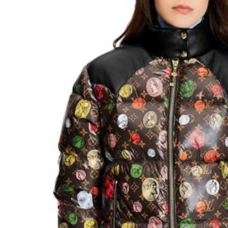 Женские куртка Louis Vuitton Down Jacket (коричневая) — фото 7
