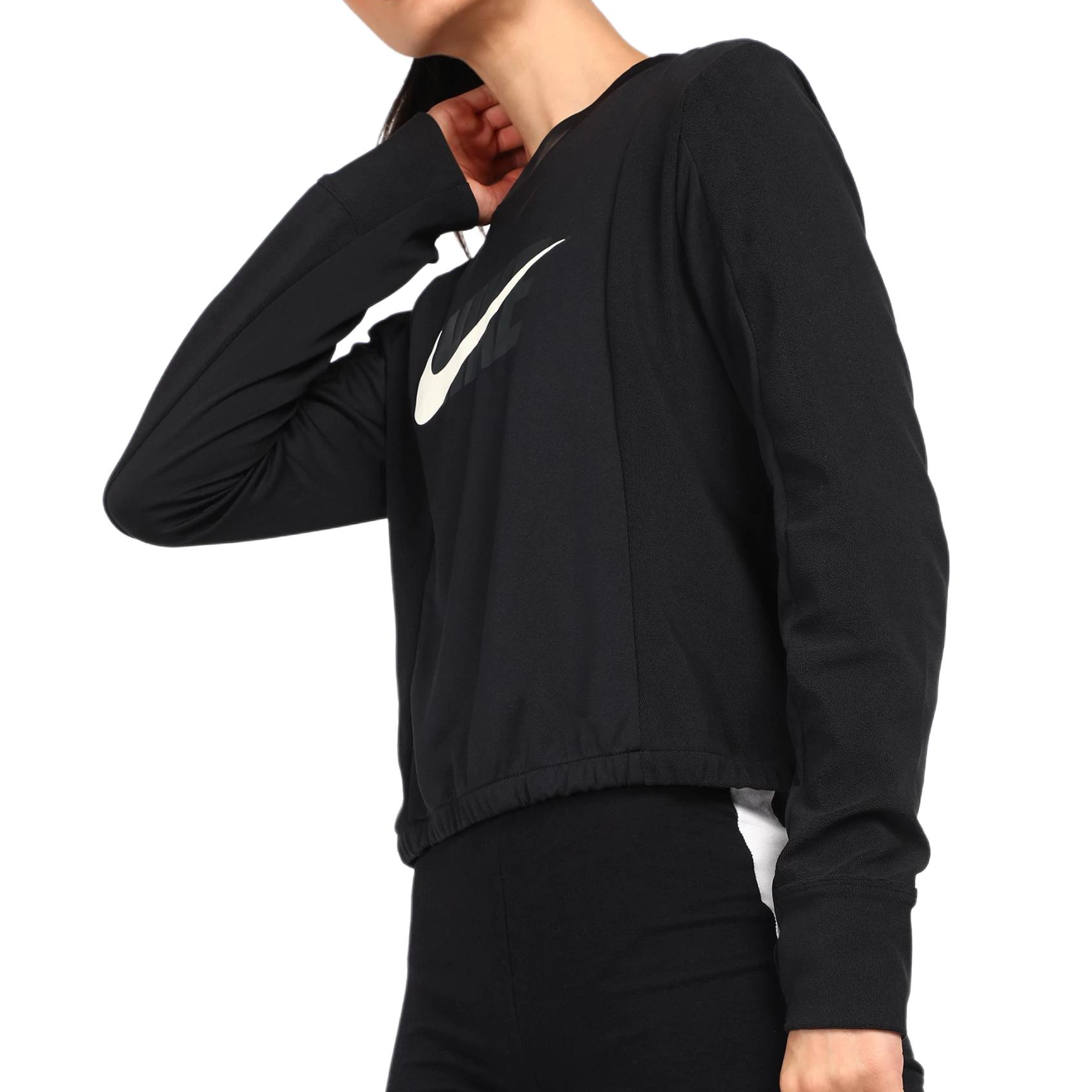 Nike Set in Sleeve Running T Shirt Women’s Black