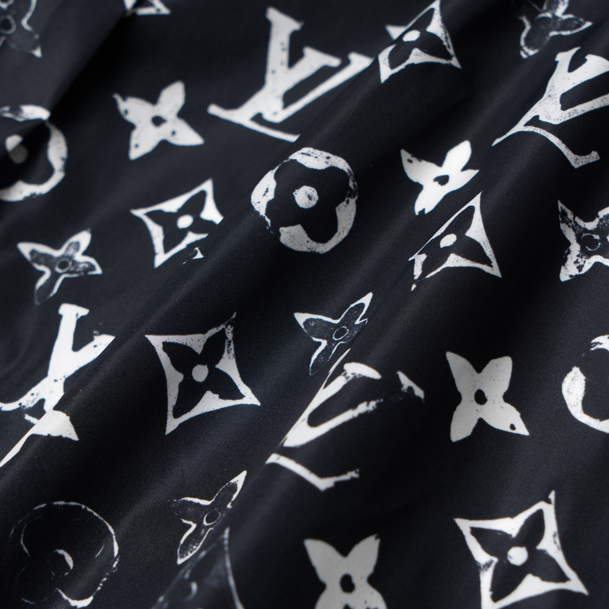 Женские штаны Louis Vuitton Logo (черный) — фото 8