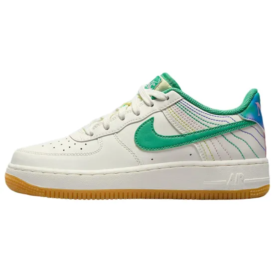 Nike Air Force 1 Low LV8 3 Heel Stitch Sail Stadium Green GS