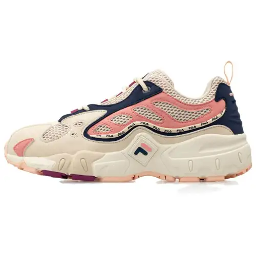 FILA FUSION Fila Running Shoes White/Pink/Black Women's