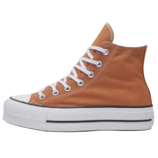 Converse All Star Lift Canvas Shoes Women's High-Top Brown