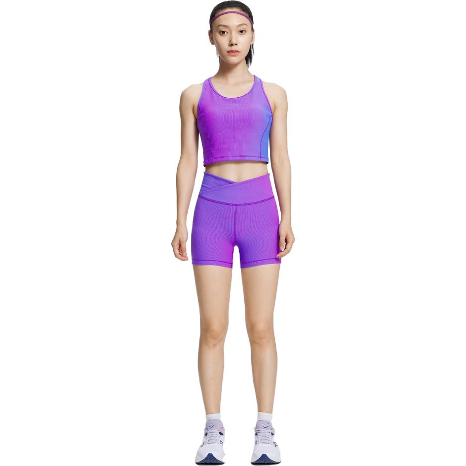 Saucony Sleeveless Sports Shirts Women’s Purple Blue Halter Neck