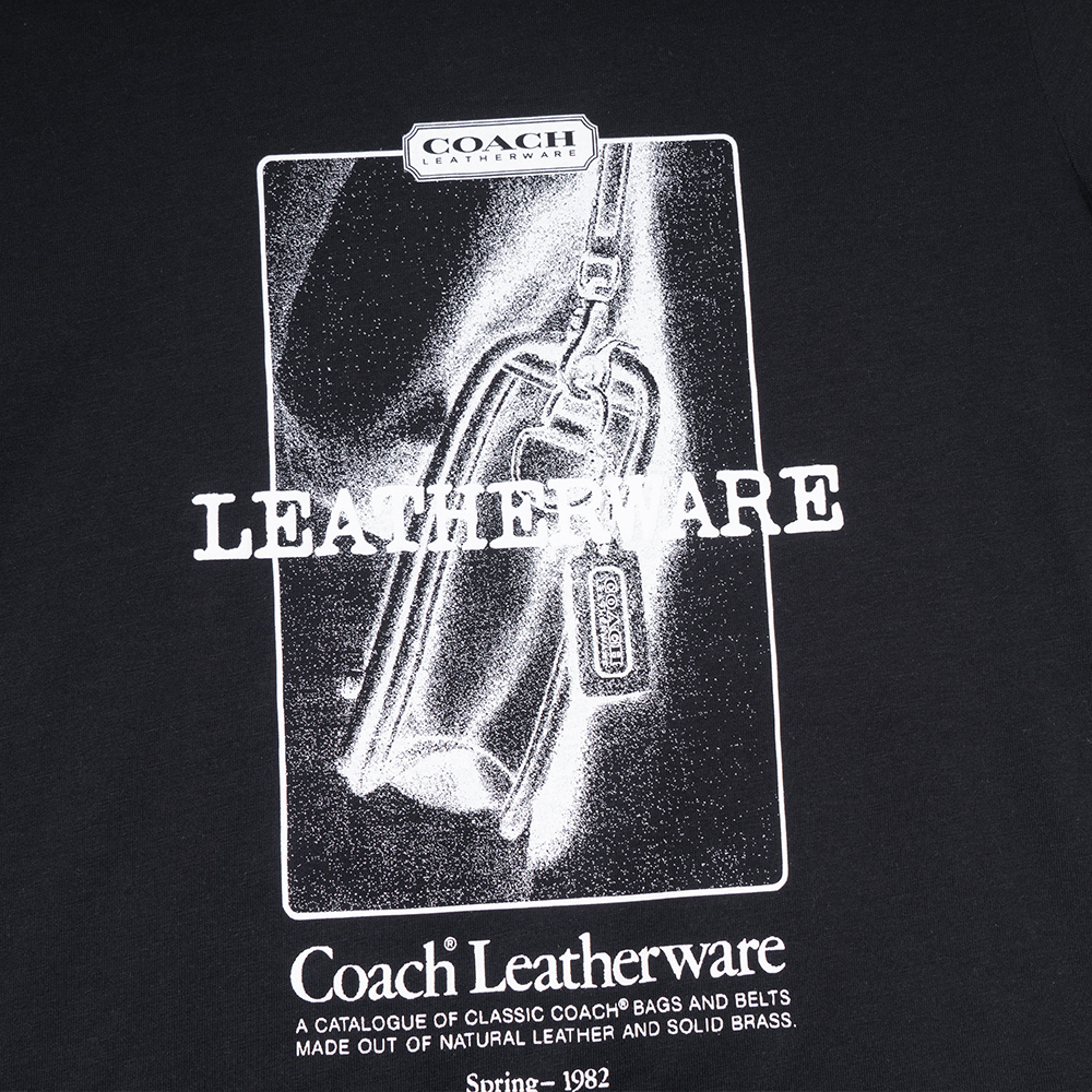 Футболка COACH (черная) — фото 8