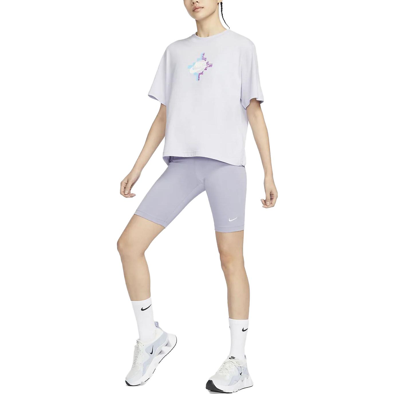 Nike Sportswear Essentials Workout Shorts Women’s Mist Gray Blue