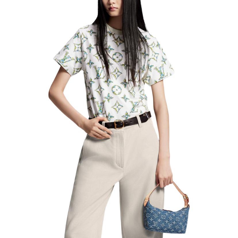 Женская футболка Louis Vuitton SS24 T (белая) — фото 2
