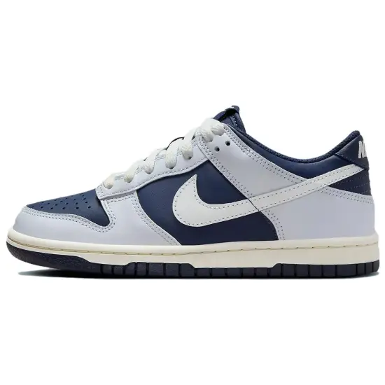 Nike Dunk Low Football Grey Midnight Navy GS