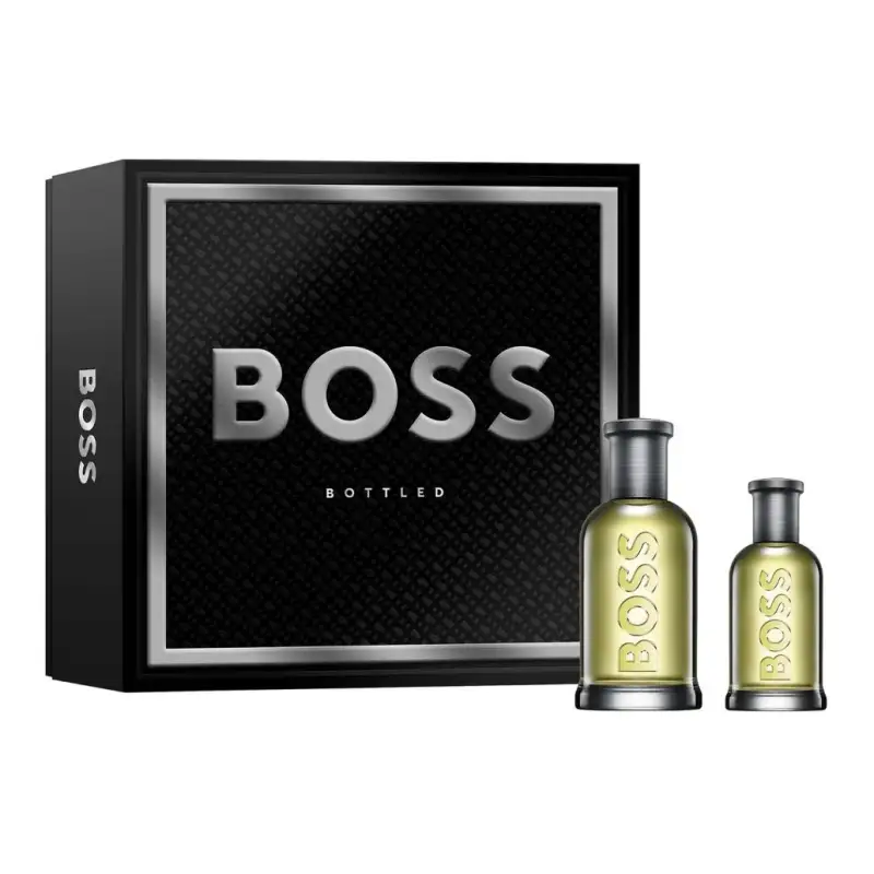 HUGO BOSS Apple, men's gift box, perfume, set with geranium, 30 ml, 100 ml