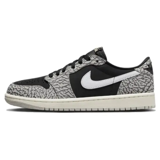 Jordan 1 Retro Low OG Black Cement GS