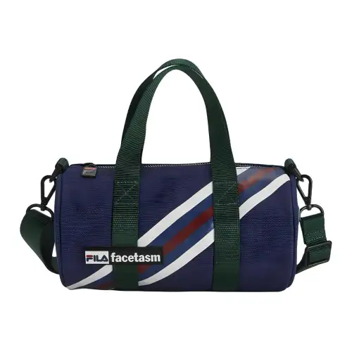 FILA FUSION × FACETASM Collaboration Fabric Shoulder Bag, Crossbody Bag, Handbag Extra Small Unisex Hanns Blue