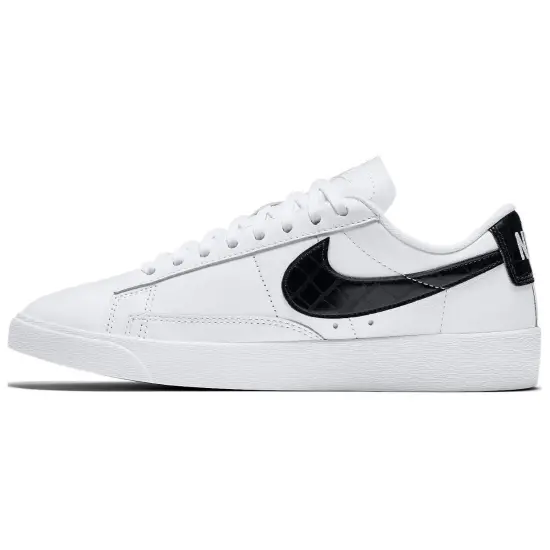 Nike Blazer Low White Black Croc Women's