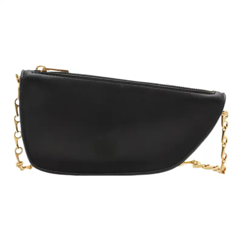 Burberry Lambskin Shoulder Bag, Crossbody Bag Women's Black