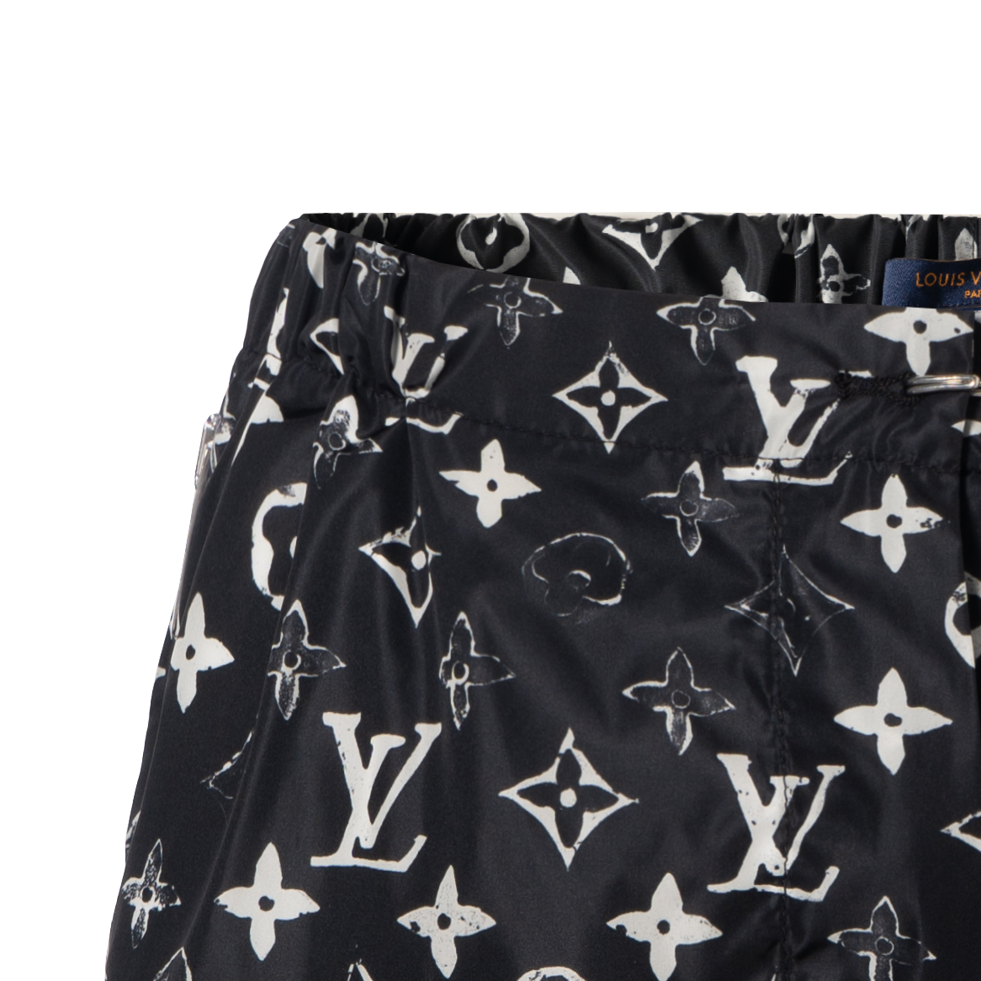 Женские штаны Louis Vuitton Logo (черный) — фото 5