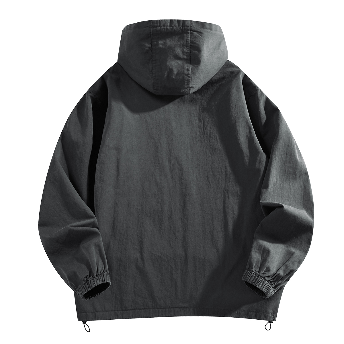 Jeep Lifestyle half-zip American-style pullover hoodie with letter brand logo print, outdoor pure cotton, vintage classic, commuter, long sleeve, loose, versatile American-style work sweatshirt, unisex