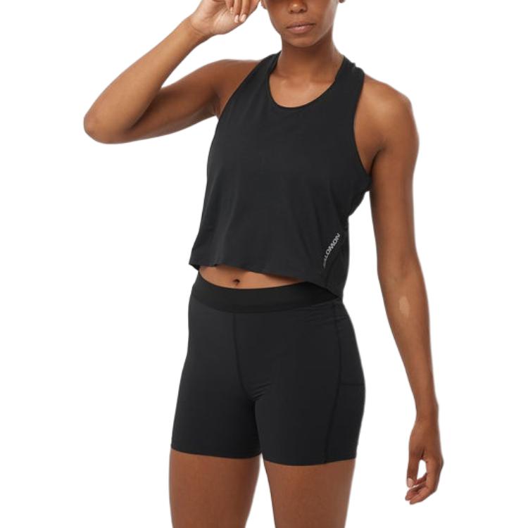 SALOMON Tank Tops Women’s Black