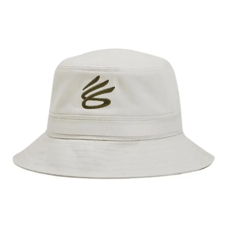 Under Armour Cotton Bucket Hats Unisex Clay White