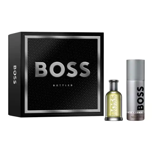 HUGO BOSS Men's gift box, perfume, set with geranium, 50 ml, 150 ml