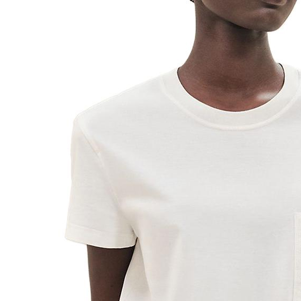 Женская футболка Hermes FW23 T-Shirt (белая) — фото 10