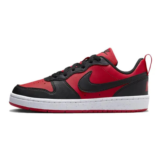 Nike Court Borough Low Recraft GS 'Black University Red'
